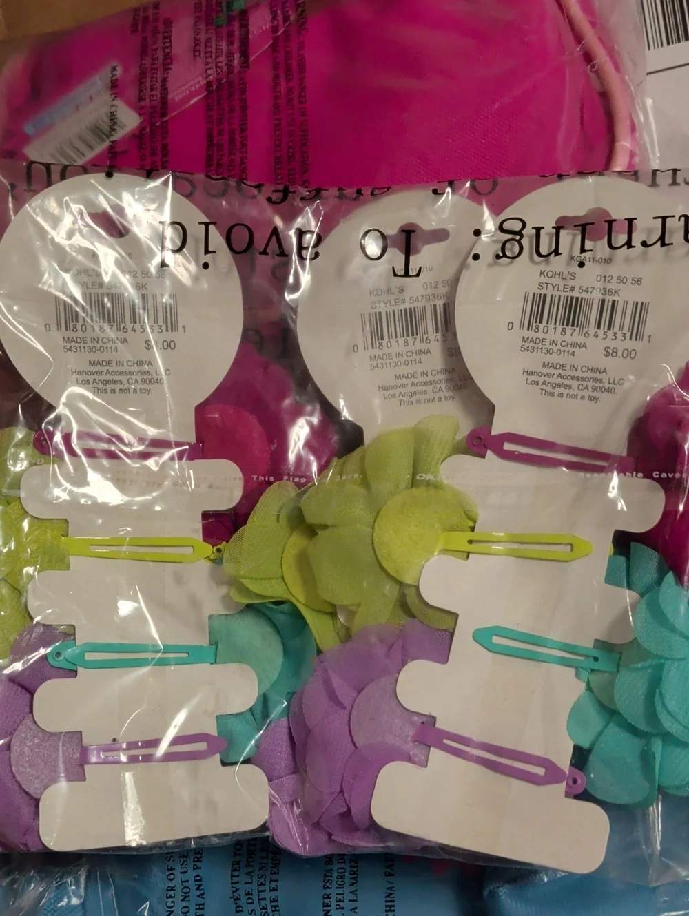 New Girls Bundle 2 Bags 1 Jewelry Set 3 Hair Clips